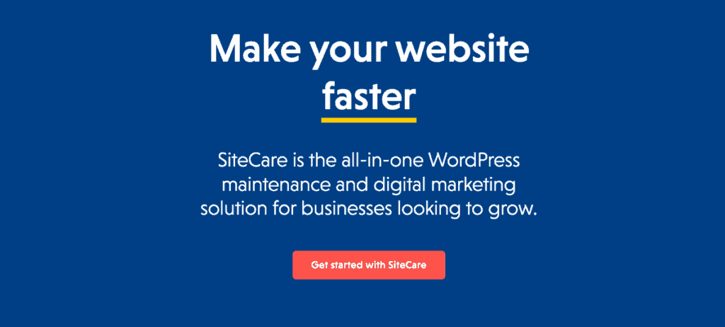 บริการบำรุงรักษา SiteCare WordPress