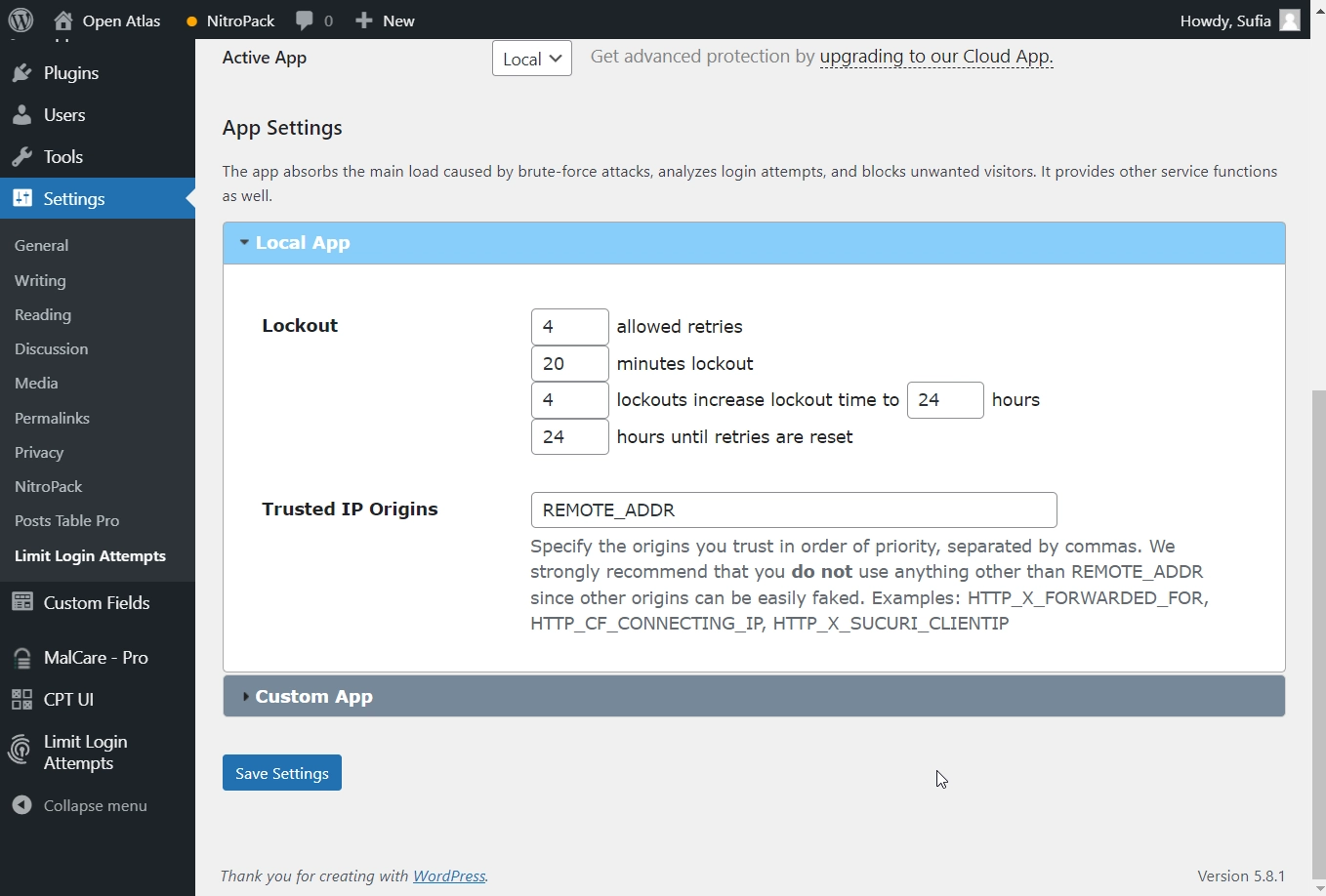 จำกัดการพยายามเข้าสู่ระบบปลั๊กอิน - WordPress Login Security