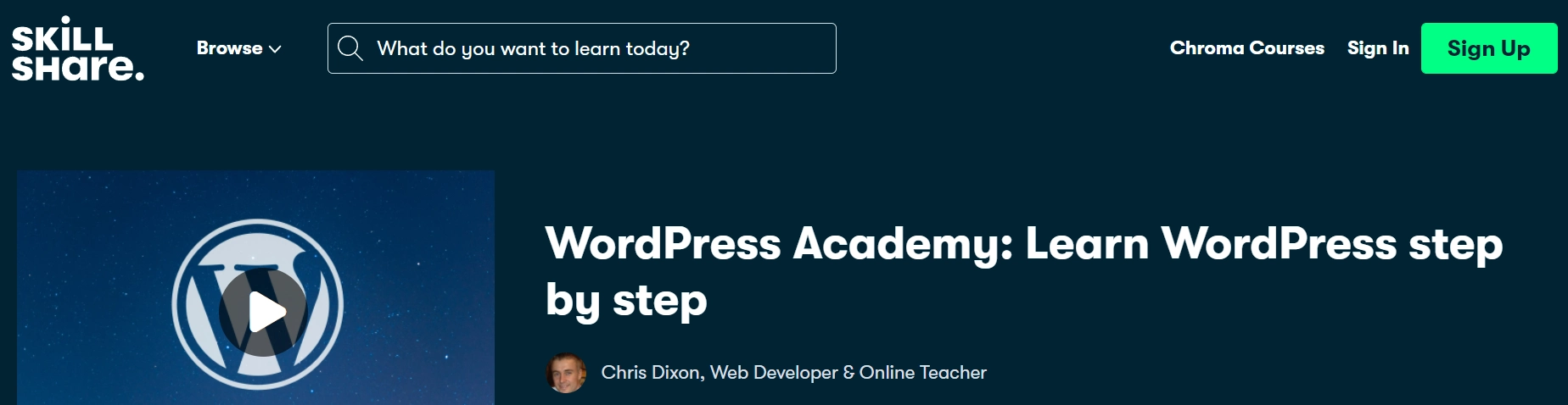 Aprenda WordPress passo a passo é um dos melhores cursos gratuitos de WordPress para iniciantes.