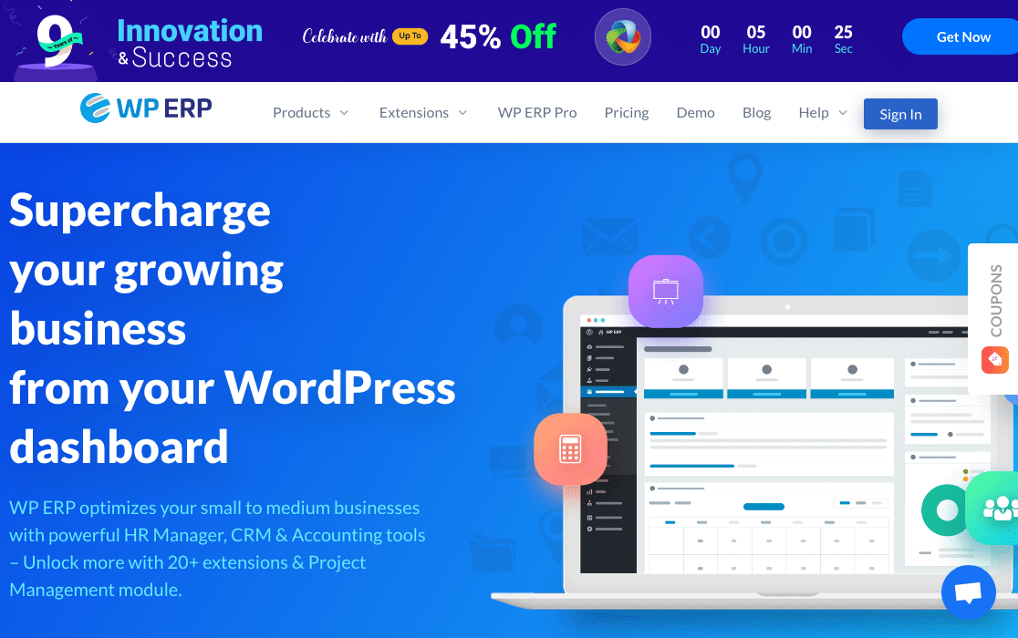 Beranda WP ERP CRM