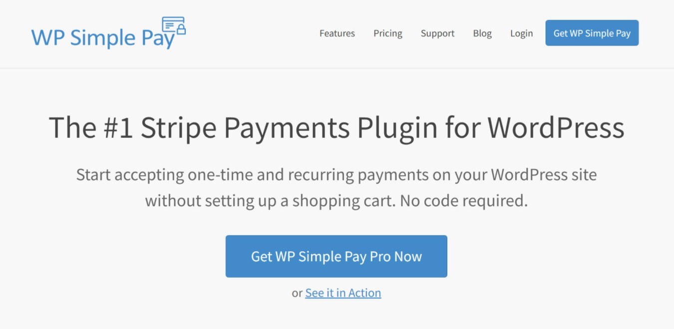 WP Simple Pay vs Pagina di pagamento