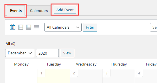 Fügen Sie Ihrem Kalender ein Ereignis hinzu