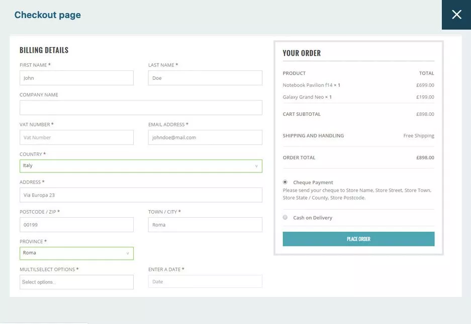 YITH WooCommerce Checkout Manager、WooCommerceチェックアウトプラグイン