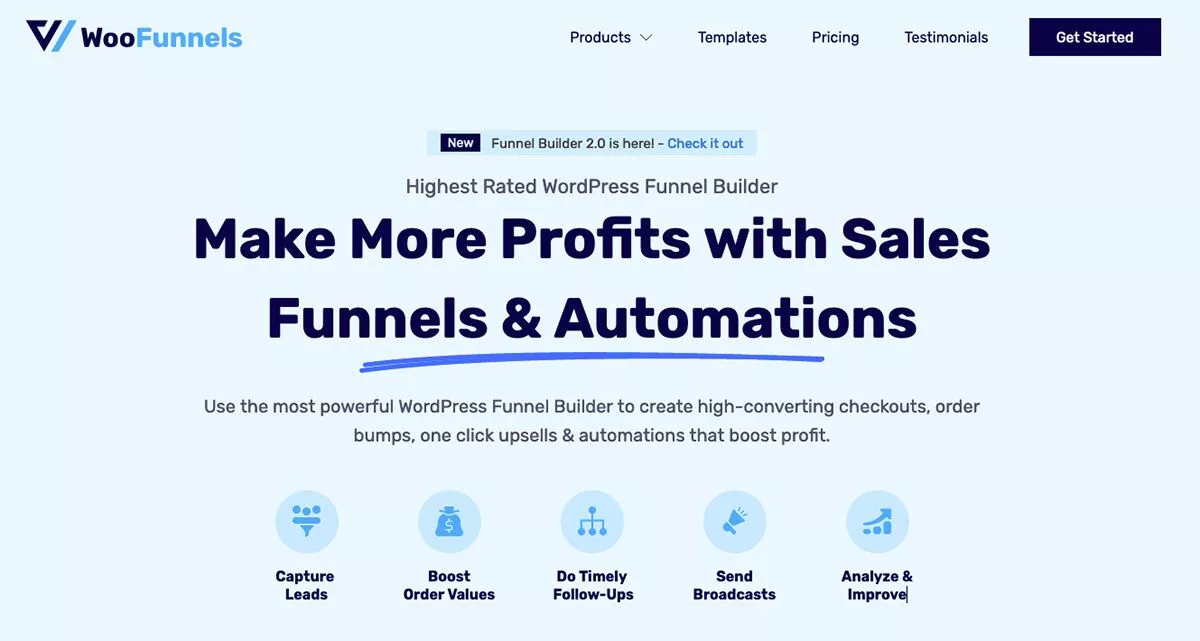 WooFunnels, ein WooCommerce-Cart- und Funnel-Builder-Plugin