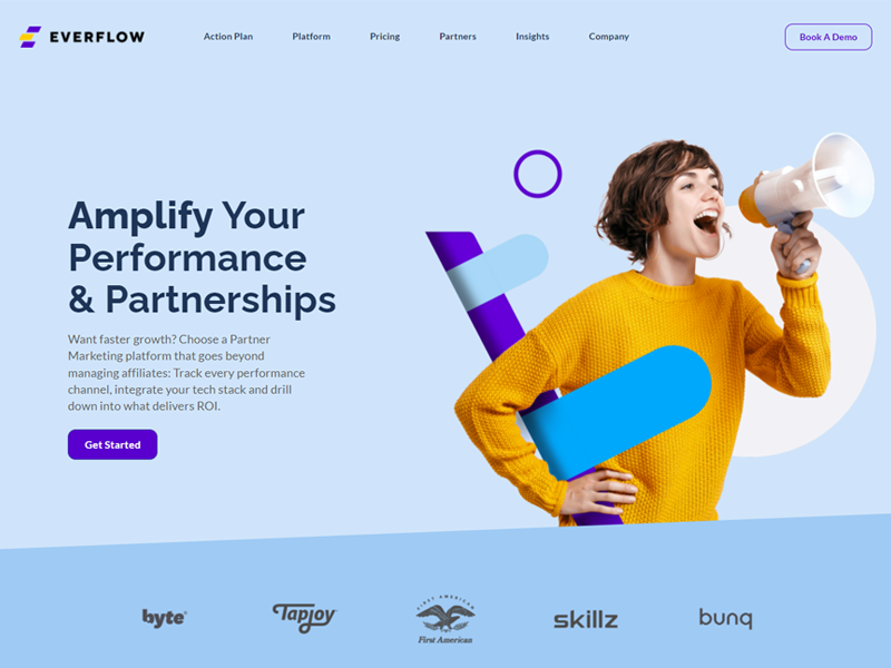 Everflow-Homepage