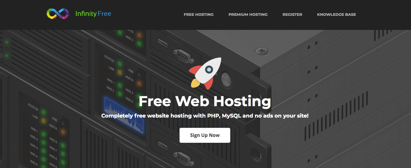 Infinity Free, free web hosting provider.