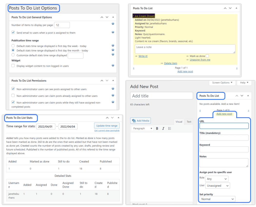 ภาพหน้าจอของ Posts to Do List