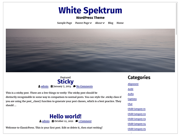 رأس Spektrum الأبيض.