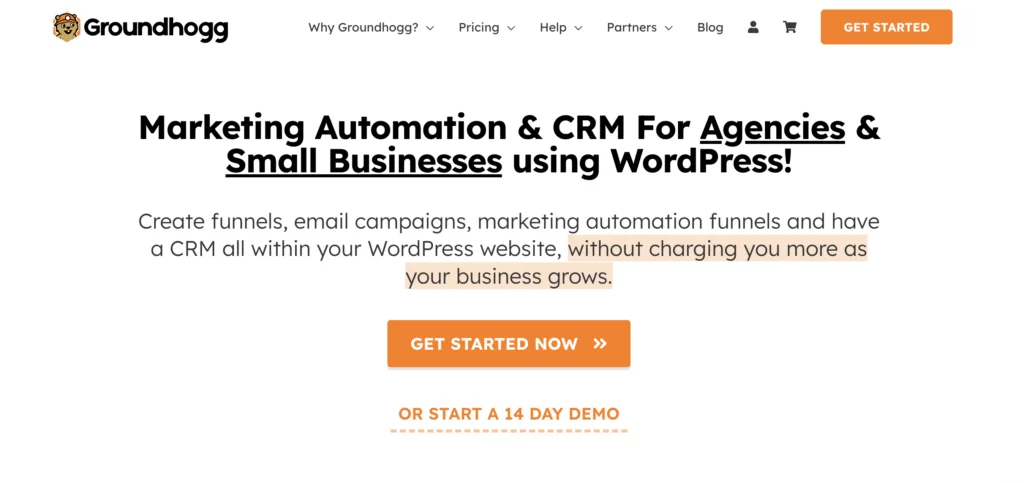 Groundhogg CRM 的屏幕截圖