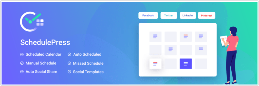 Pluginul SchedulePress.