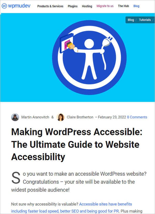 Accessibilità Web e WordPress