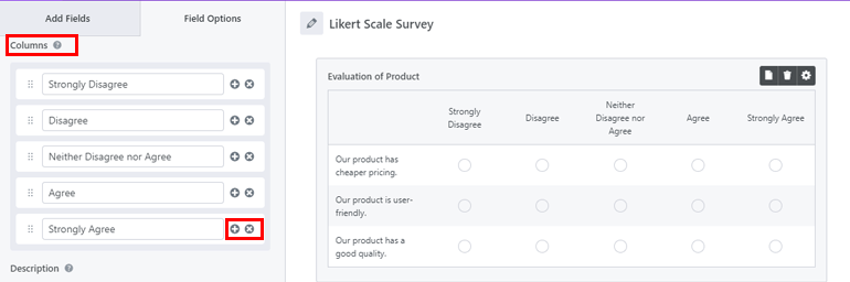 Menambahkan Kolom Cara Membuat Survei Skala Likert