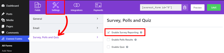 Habilitación de informes de encuestas Cómo crear una encuesta de escala Likert