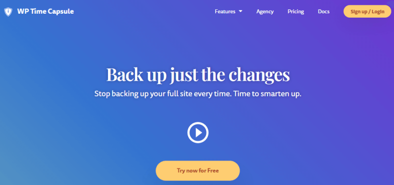 WP Time Capsule Melhores plugins de backup para sites WordPress