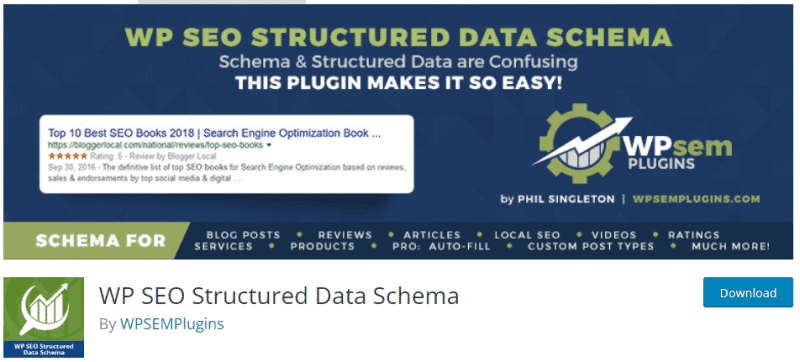 Schéma de données structurées Wp SEO