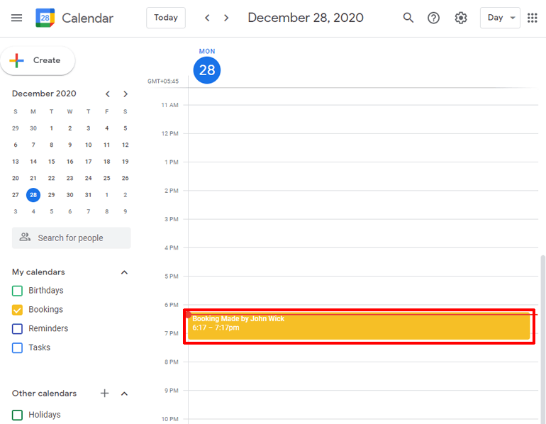 Acara di Kalender