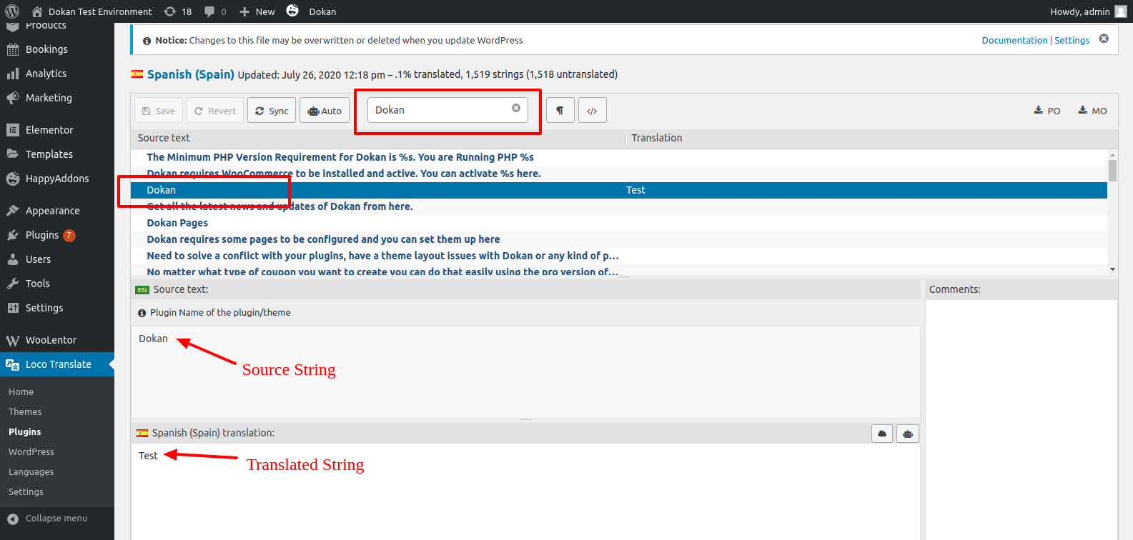 Plugin di traduzione di WordPress