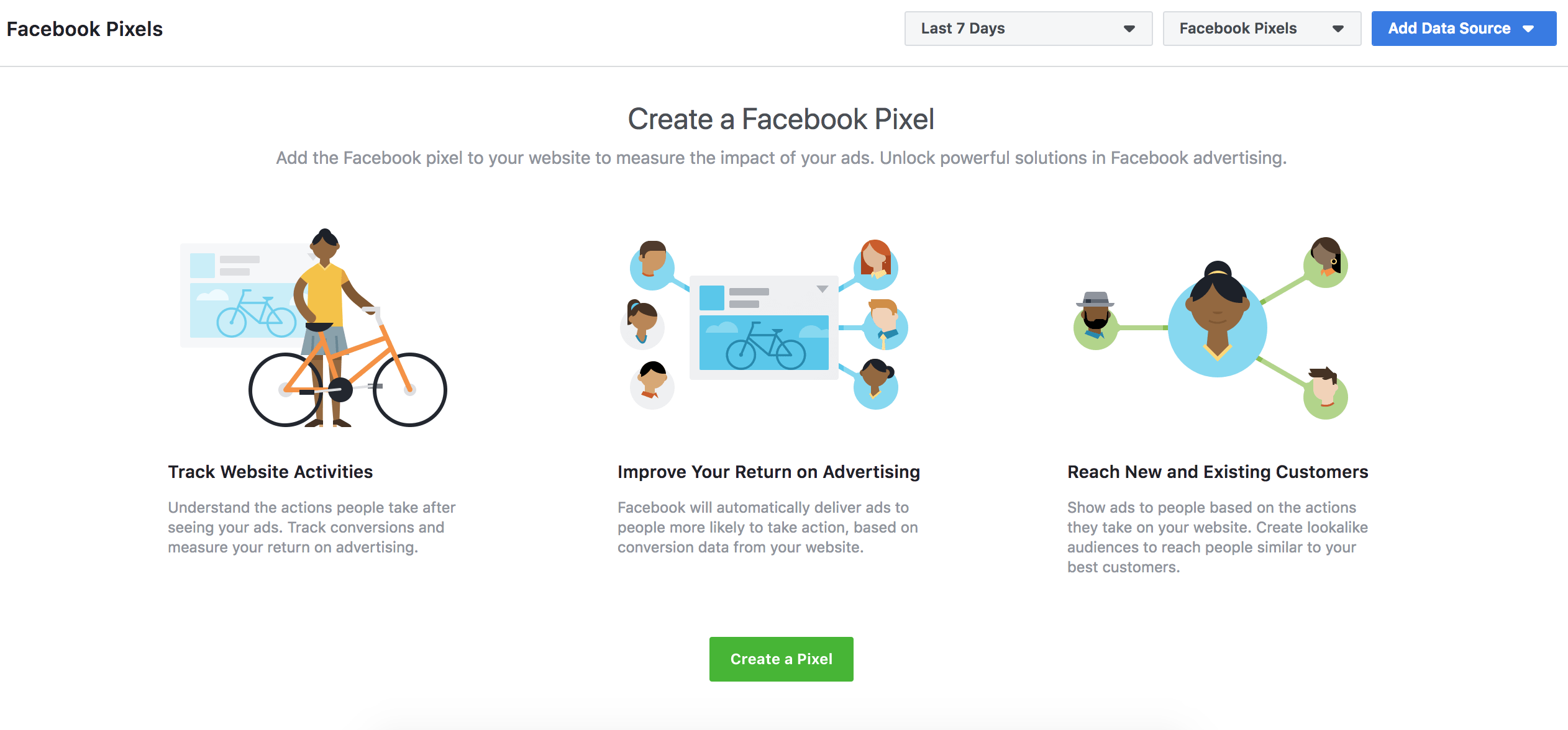 Crea un pixel di Facebook