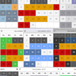 Temas de calendario de reservas