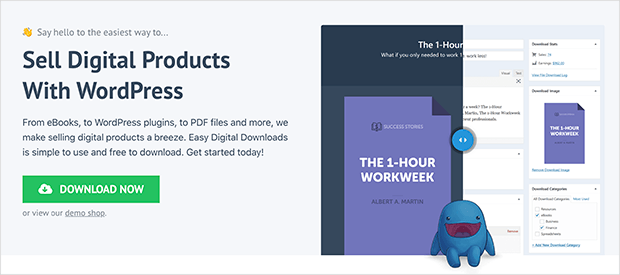 best WordPress ecommerce plugins for digital downloads