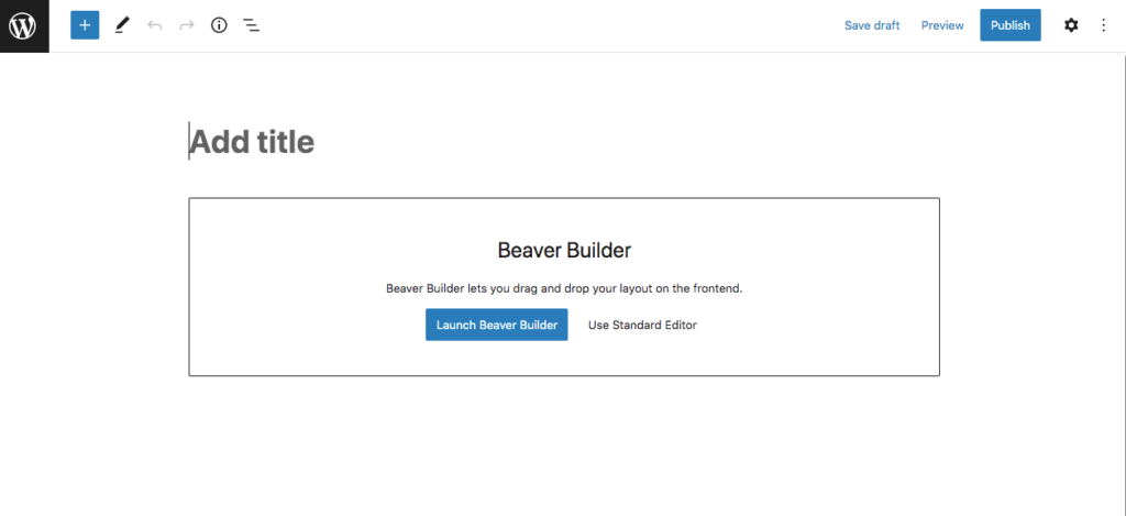 إطلاق Beaver Builder