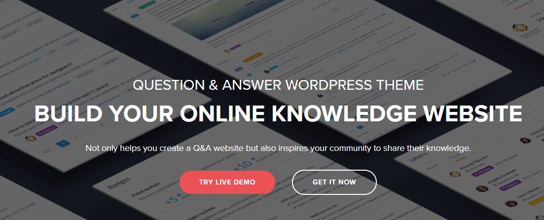 QAEngine- Tema de perguntas e respostas do WordPress
