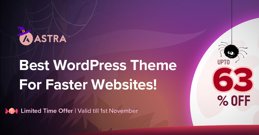 Astra- موضوعات WordPress مجانية من صفحة واحدة