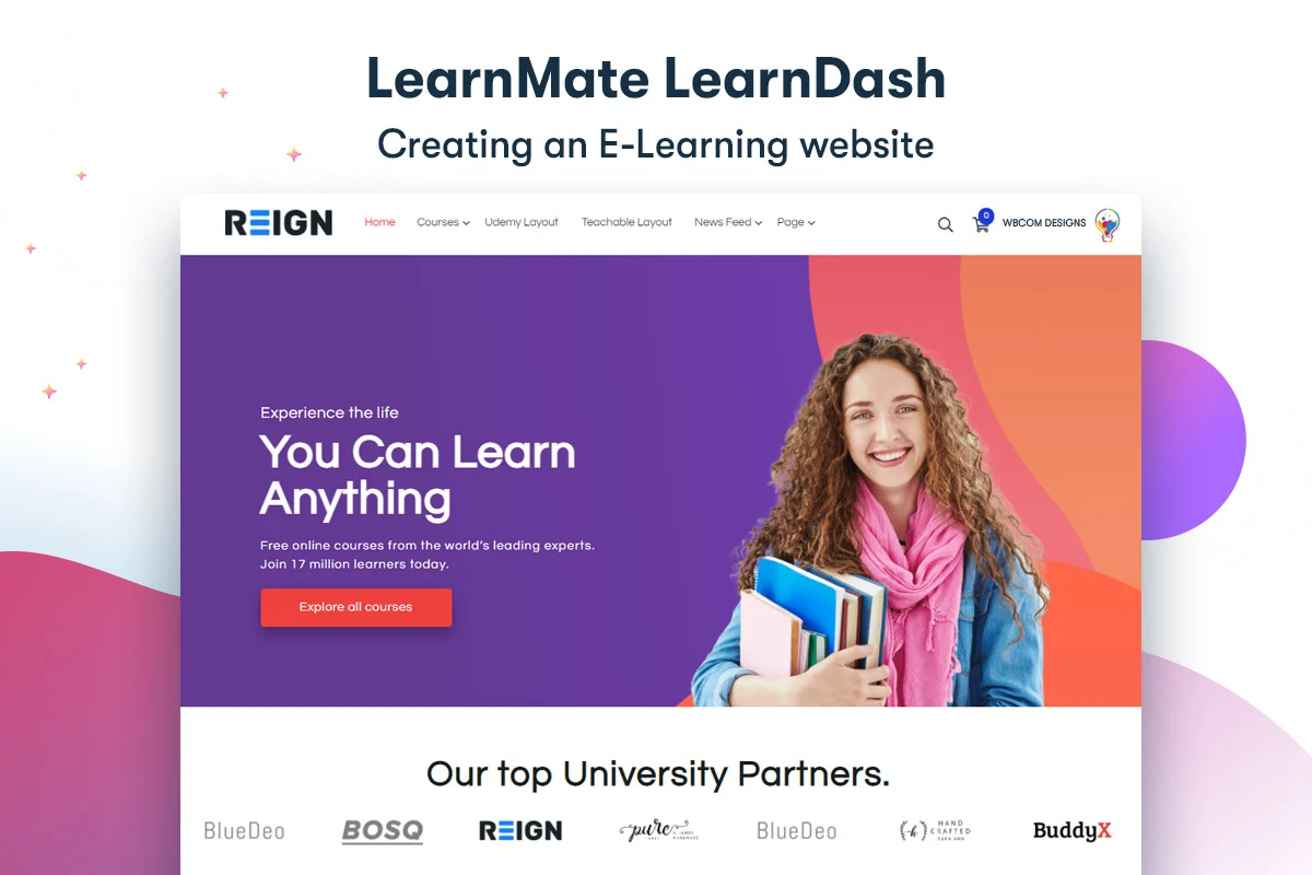 LearnMate LearnDash- Temas WordPress para desenvolvedores