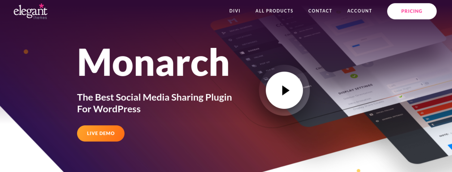 Monarch Social-Media-Plugin-Homepage