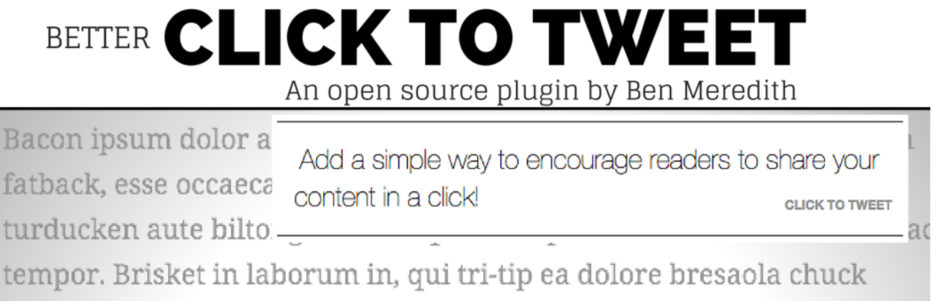 Plugin Better Click to Tweet mostrando Tweets no conteúdo