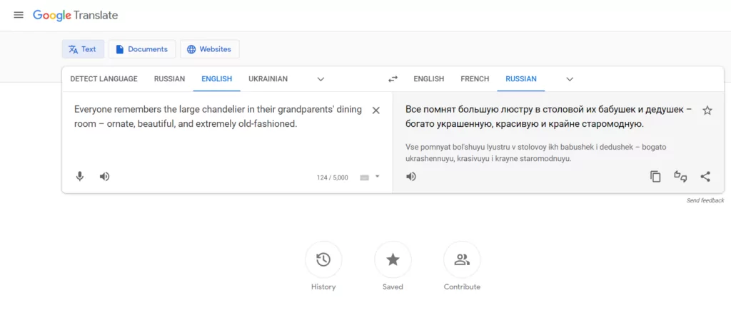 Übersetzungsgenauigkeit zwischen Microsoft Translator und Google Translate