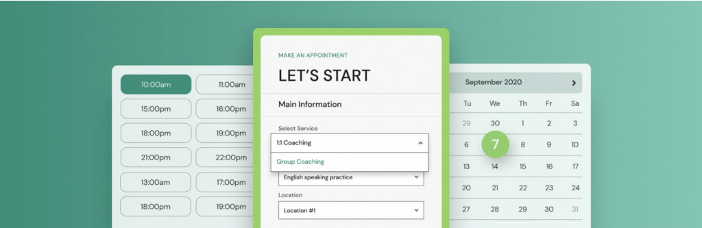 ปลั๊กอิน WordPress Appointment Scheduling โดย MotoPress