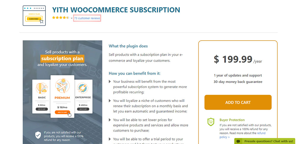 YITH WooCommerce 訂閱