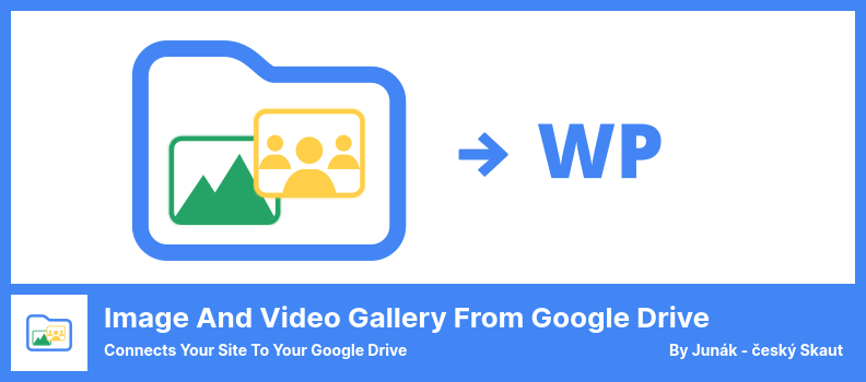 Bild- und Videogalerie von Google Drive Plugin - Verbindet Ihre Website mit Ihrem Google Drive