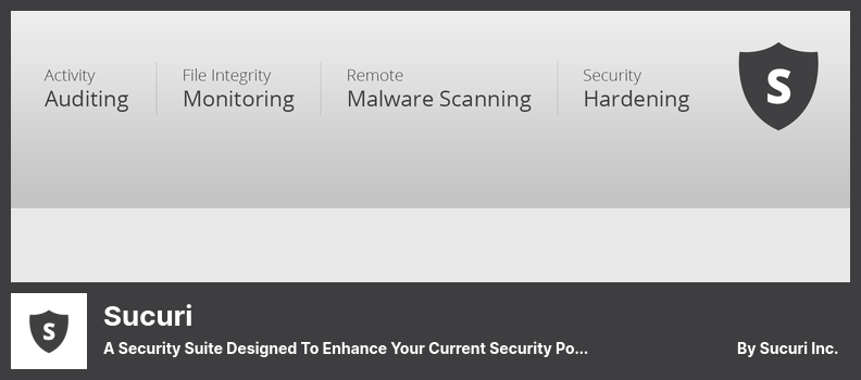 Sucuri Plugin - O suită de securitate concepută pentru a vă îmbunătăți postura actuală de securitate