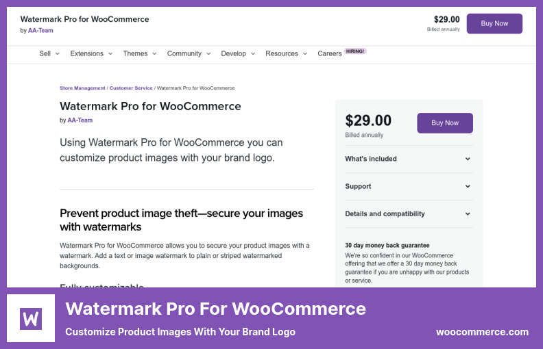 Plugin Watermark Pro pentru WooCommerce - Personalizați imaginile produsului cu logo-ul mărcii dvs