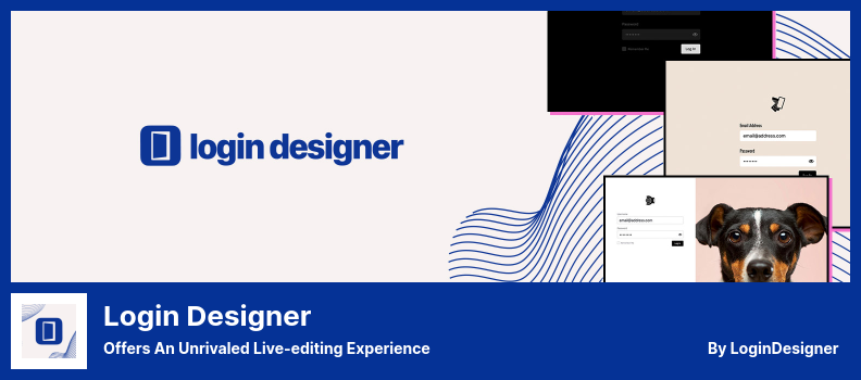 Login Designer Plugin - Bietet ein unvergleichliches Live-Bearbeitungserlebnis