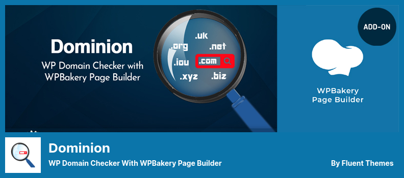 Dominion-Plugin – WP-Domain-Checker mit WPBakery Page Builder