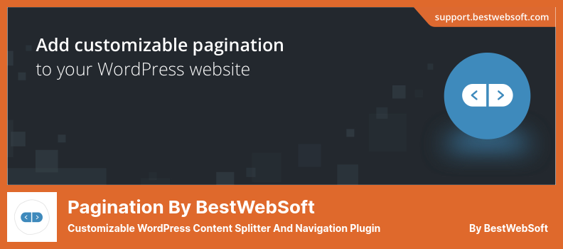 Paginierung durch BestWebSoft Plugin - Anpassbarer WordPress Content Splitter und Navigations-Plugin