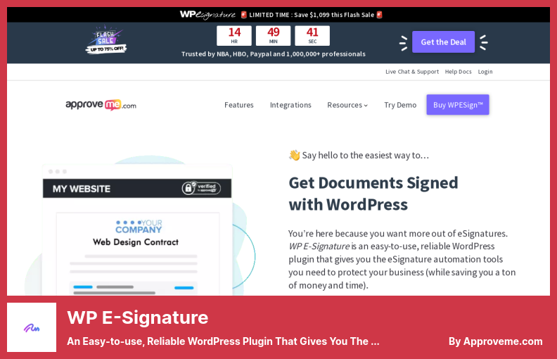 Plugin WP E-Signature - Un plugin WordPress affidabile e facile da usare che ti offre gli strumenti di automazione delle firme