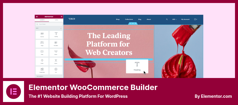 Plugin Elementor WooCommerce Builder - La plate-forme de création de site Web n ° 1 pour WordPress