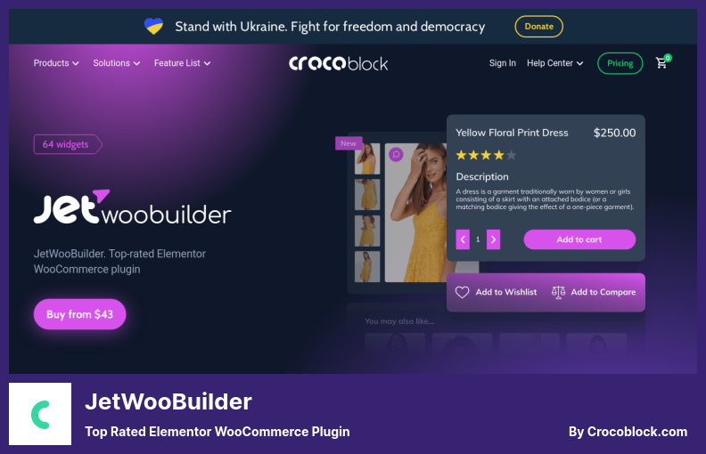 Plugin JetWooBuilder - Plugin Elementor WooCommerce le mieux noté