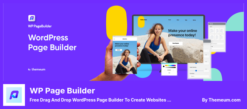 Plugin WP Page Builder - Générateur de pages WordPress gratuit par glisser-déposer pour créer facilement des sites Web