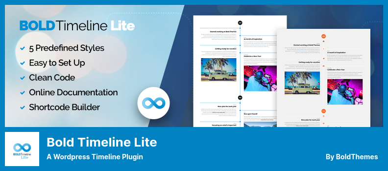 Bold Timeline Lite Plugin - Ein WordPress-Timeline-Plugin