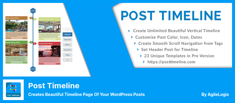 Post Timeline Plugin - Erstellt eine schöne Timeline-Seite Ihrer WordPress-Posts