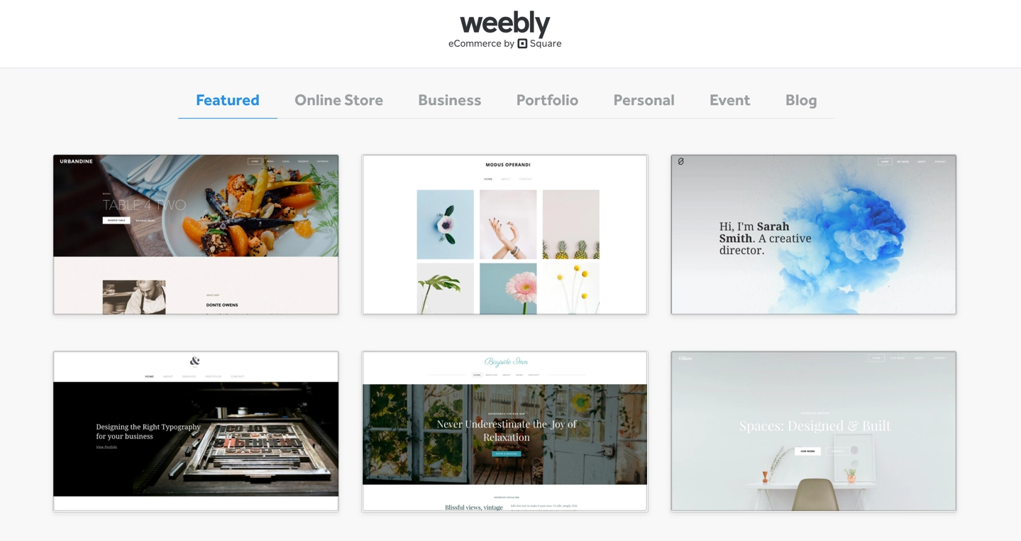 Wix vs Weebly — motywy