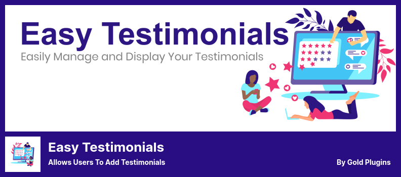 Plugin Easy Testimonials - Permet aux utilisateurs d'ajouter des témoignages