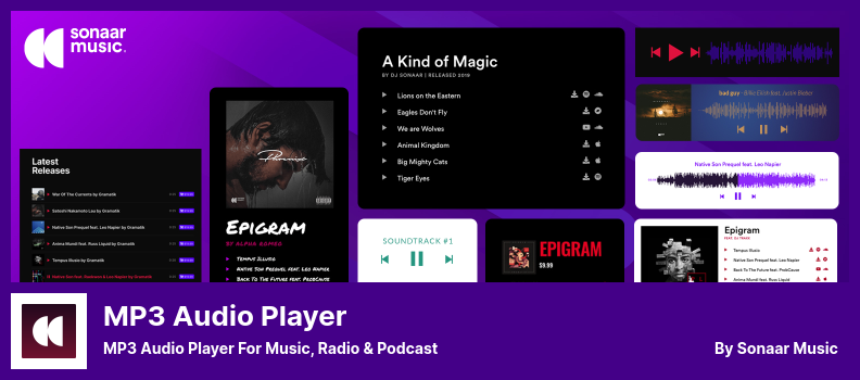 Plugin pentru player audio MP3 - Player audio MP3 pentru muzică, radio și podcast