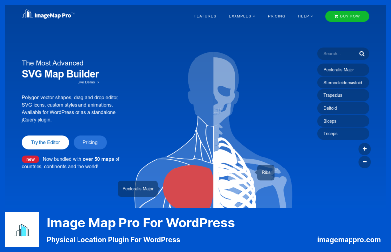 Plugin Image Map Pro pour WordPress - Plugin de localisation physique pour WordPress