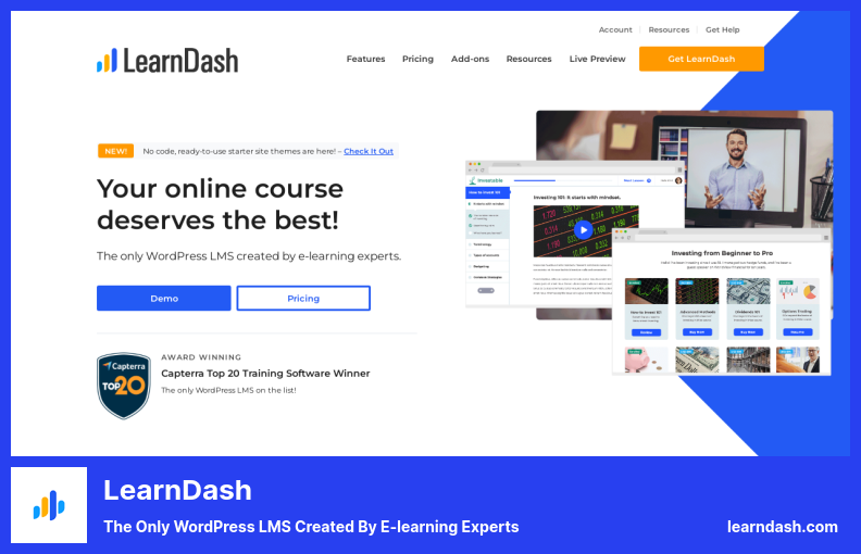 Plugin LearnDash - Le seul LMS WordPress créé par des experts en e-learning